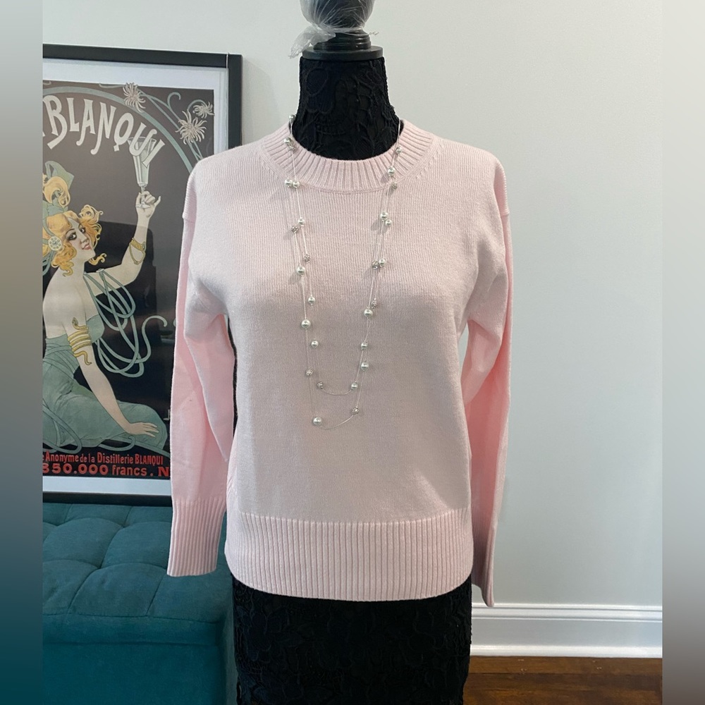 NWT - Banana Republic Factory Super Soft Pale Pink Pullover Sweater